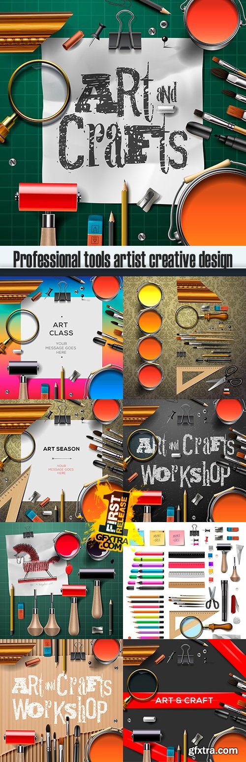 Professional tools artist creative design