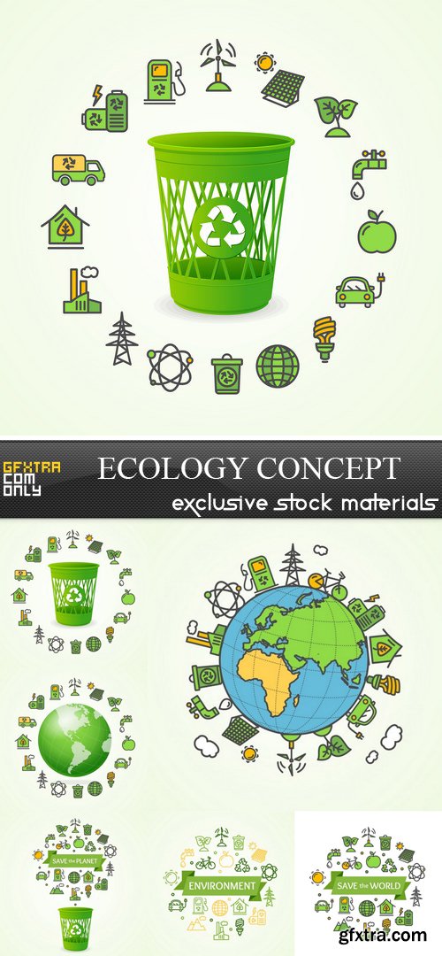 Ecology Concept - 6 EPS