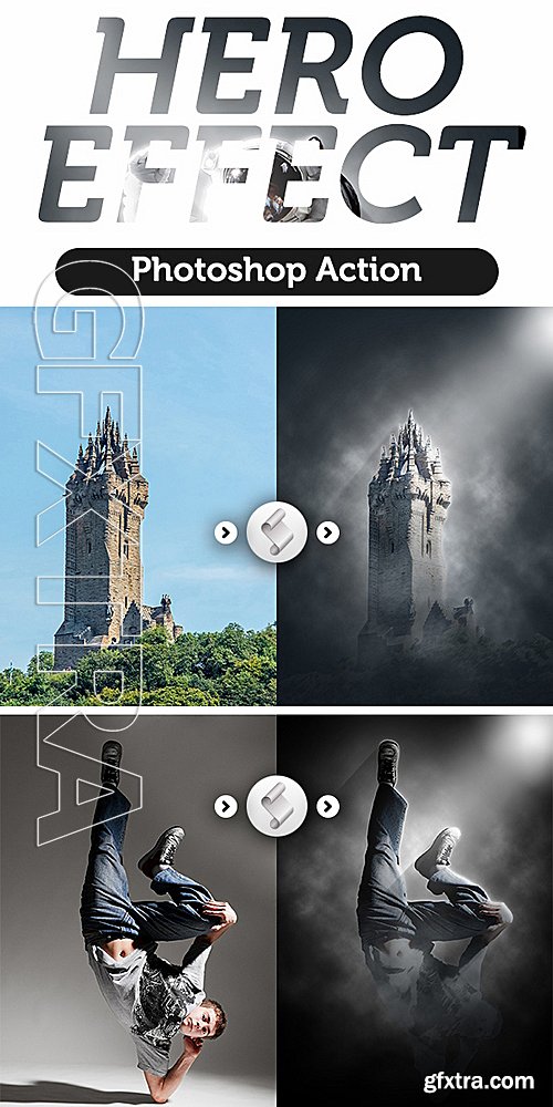 GraphicRiver - Hero Effect Photoshop Action 16515807