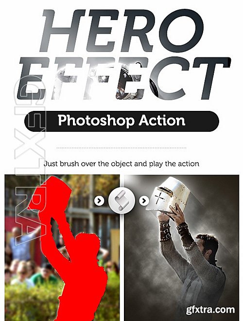 GraphicRiver - Hero Effect Photoshop Action 16515807