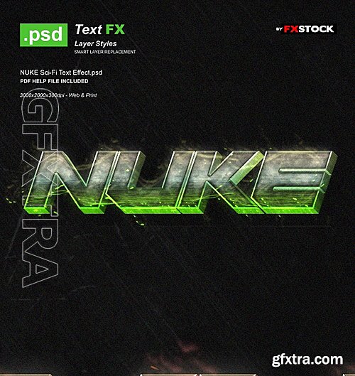 GraphicRiver - NUKE Sci-Fi Text Effect 16460556