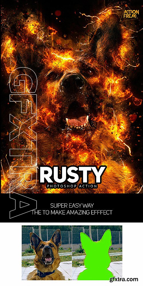 GraphicRiver - Rusty Photoshop Action 16478405