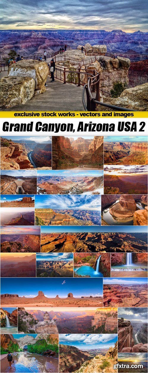 Grand Canyon, Arizona USA 2 - 25xUHQ JPEG