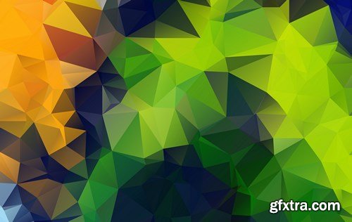 Abstract Polygonal Triangular Background 3 - 25xEPS