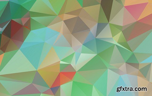 Abstract Polygonal Triangular Background 3 - 25xEPS