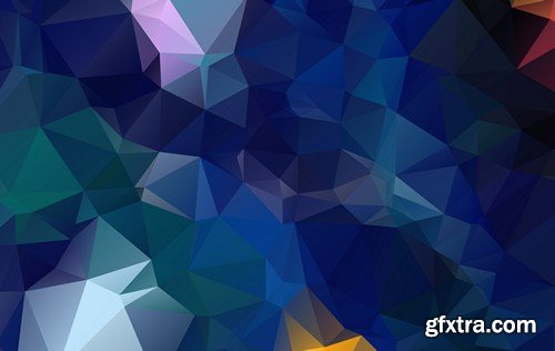 Abstract Polygonal Triangular Background 3 - 25xEPS