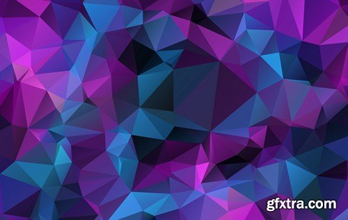 Abstract Polygonal Triangular Background 3 - 25xEPS