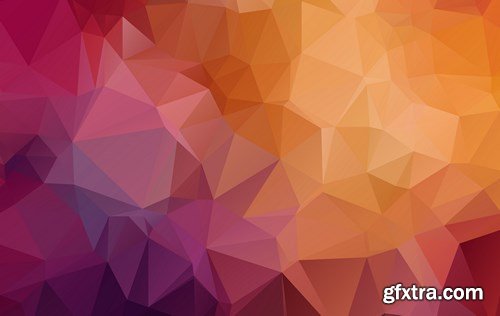 Abstract Polygonal Triangular Background 3 - 25xEPS