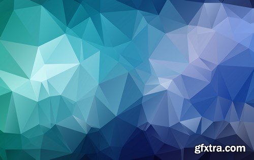 Abstract Polygonal Triangular Background 3 - 25xEPS