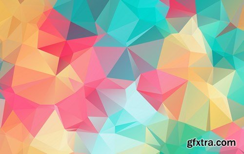 Abstract Polygonal Triangular Background 3 - 25xEPS