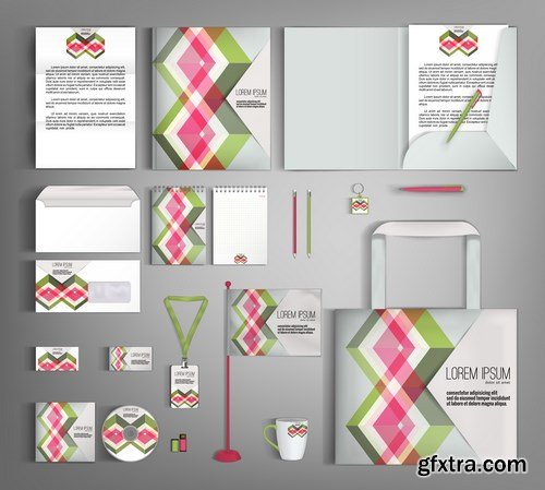 Corporate Identity Templates & Brochures 4 - 15xEPS