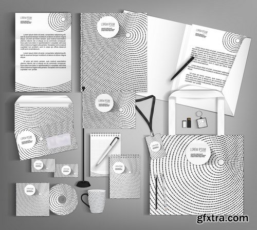 Corporate Identity Templates & Brochures 4 - 15xEPS