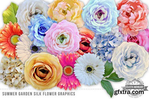 CM - Summer Garden Silk Flowers Graphics 53046