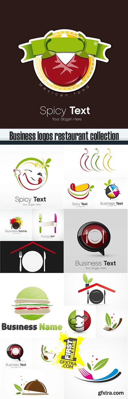 Business logos restaurant collection