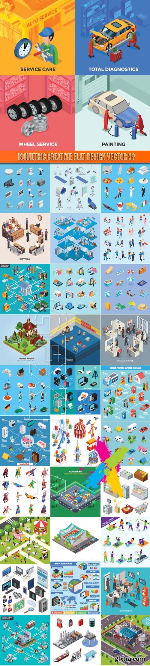 Isometric creative flat design vector 39