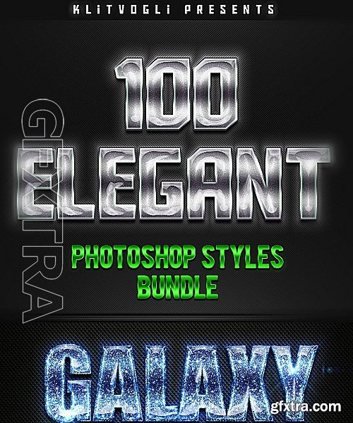 GraphicRiver - 100 Elegant Photoshop Styles Bundle 16546765