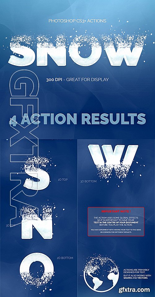 GraphicRiver - Snowy Text - Photoshop Actions 16660466