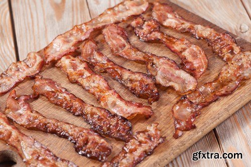 Bacon Slices - 27xUHQ JPEG