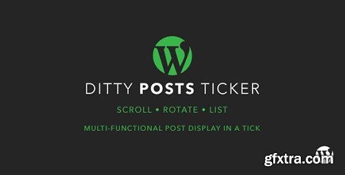 CodeCanyon - Ditty Posts Ticker v2.0.3 - 3967314