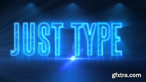 Videohive Alphabet 3D Neon LED - Abc And Social Media Icons 7608121