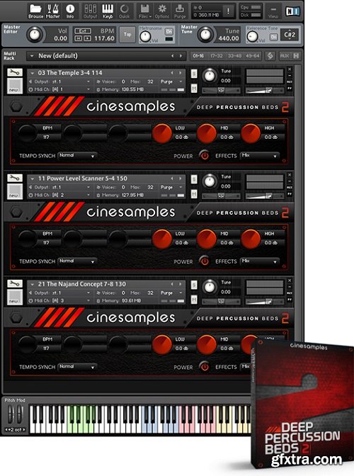 Cinesamples Deep Percussion Beds 2 V1.6 KONTAKT-FANTASTiC