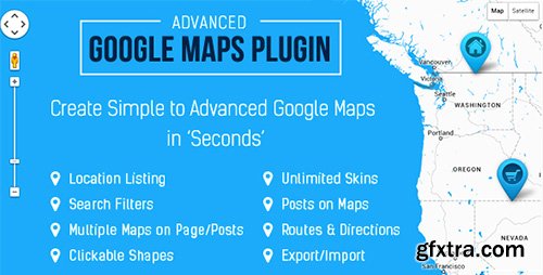 CodeCanyon - Advanced Google Maps Plugin for Wordpress v3.3.3 - 5211638