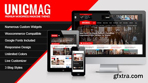 ThemeForest - UnicMag v1.0.9 - WordPress Magazine Theme - 11769852