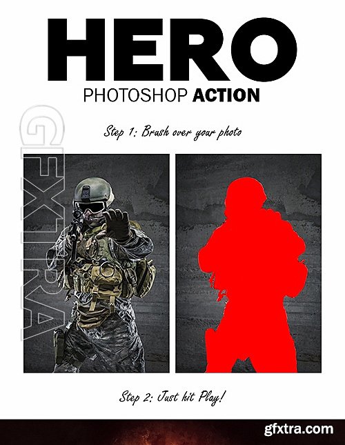 GraphicRiver - Hero Photoshop Action 16645564