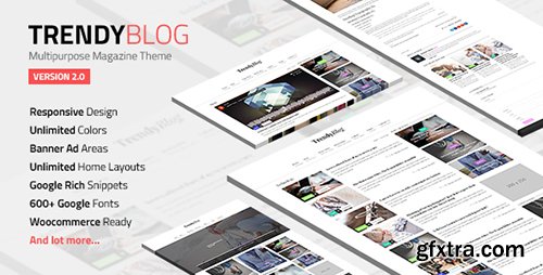 ThemeForest - TrendyBlog v2.0.0 - Multipurpose Magazine Theme - 10487210