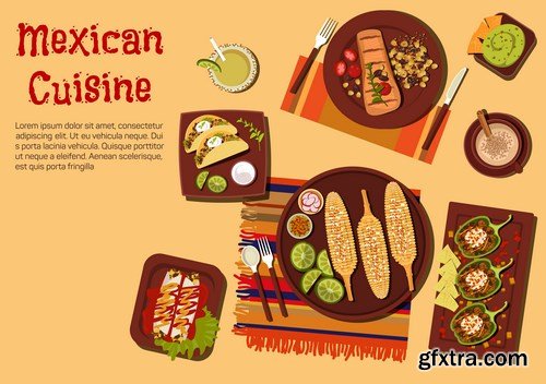 Mexican Food - 25xEPS