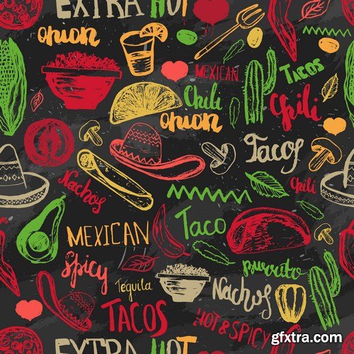 Mexican Food - 25xEPS