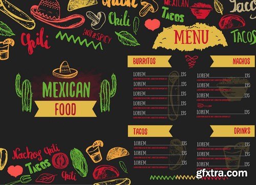 Mexican Food - 25xEPS