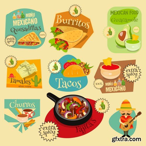 Mexican Food - 25xEPS