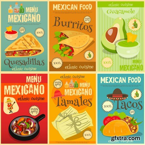 Mexican Food - 25xEPS