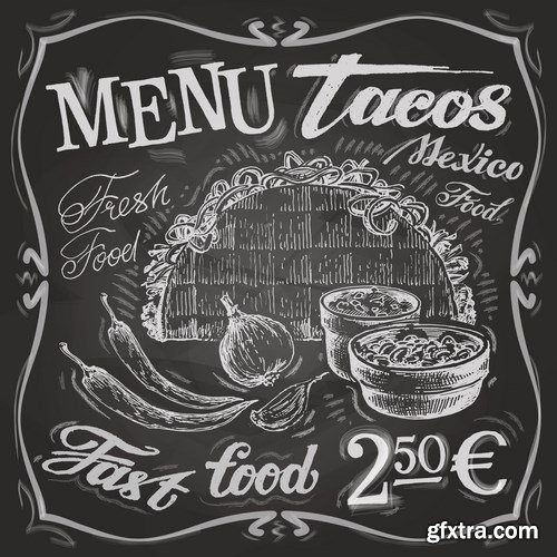 Mexican Food - 25xEPS