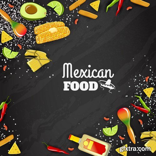 Mexican Food - 25xEPS