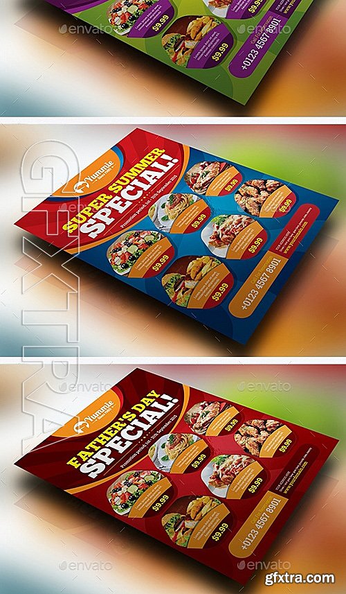 GraphicRiver - Restaurant Flyer Vol03 11595972