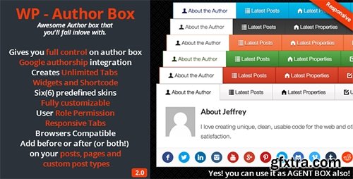 CodeCanyon - WP - Author Box v2.0.7 - 6815678