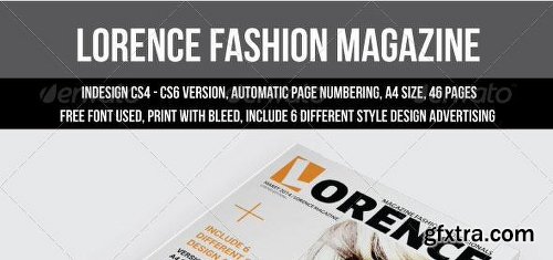 Graphicriver - Lorence Fashion Magazine 6993941