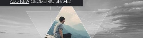 Geometric Double Exposure Photoshop Creator