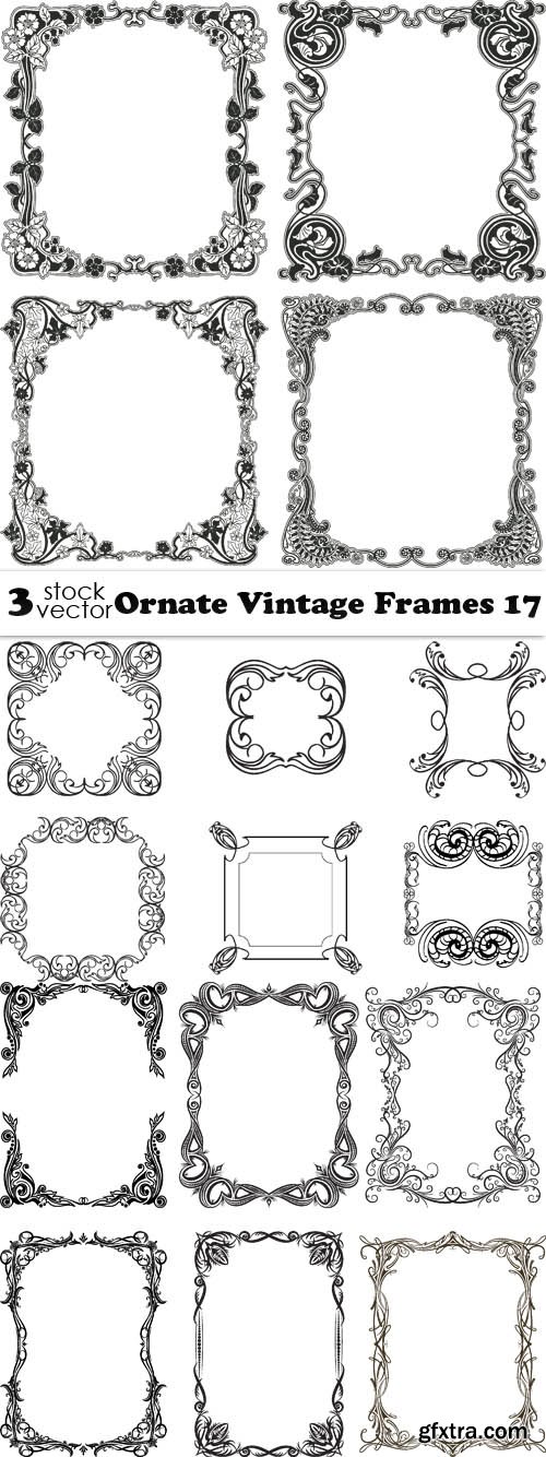 Vectors - Ornate Vintage Frames 17