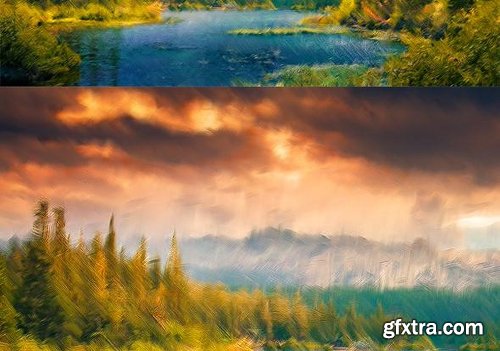 GraphicRiver - Impasto Photoshop Action 8628657