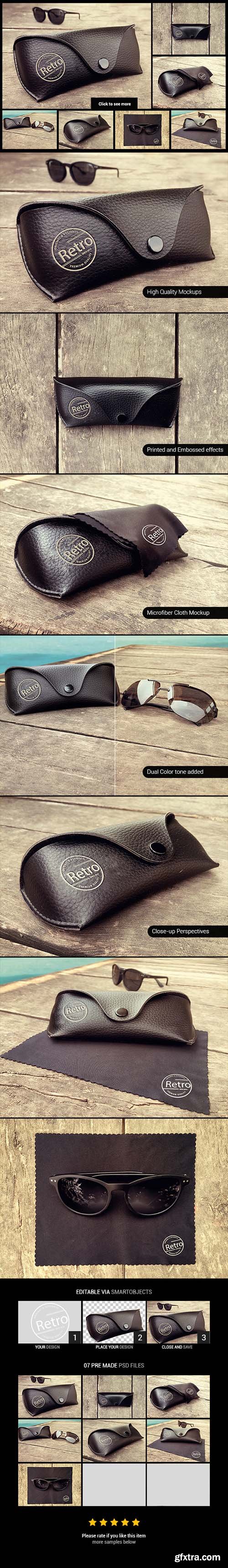 CreativeMarket Sunglasses Case Mockups Bundle 724776