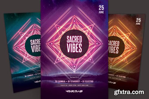 CM - Sacred Vibes Flyer 593382