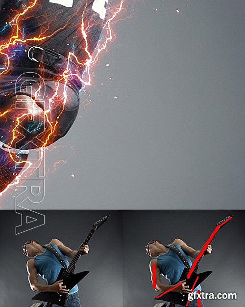 GraphicRiver - Electric Energy Photoshop Action 16607820