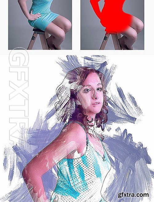 GraphicRiver - Watercolor & Pencil Photoshop Action 16578913