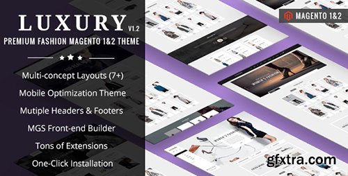 ThemeForest - Luxury v1.2.4 - Premium Fashion Magento Theme - 15345250