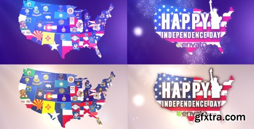 Videohive USA States Flag Logo 16612822