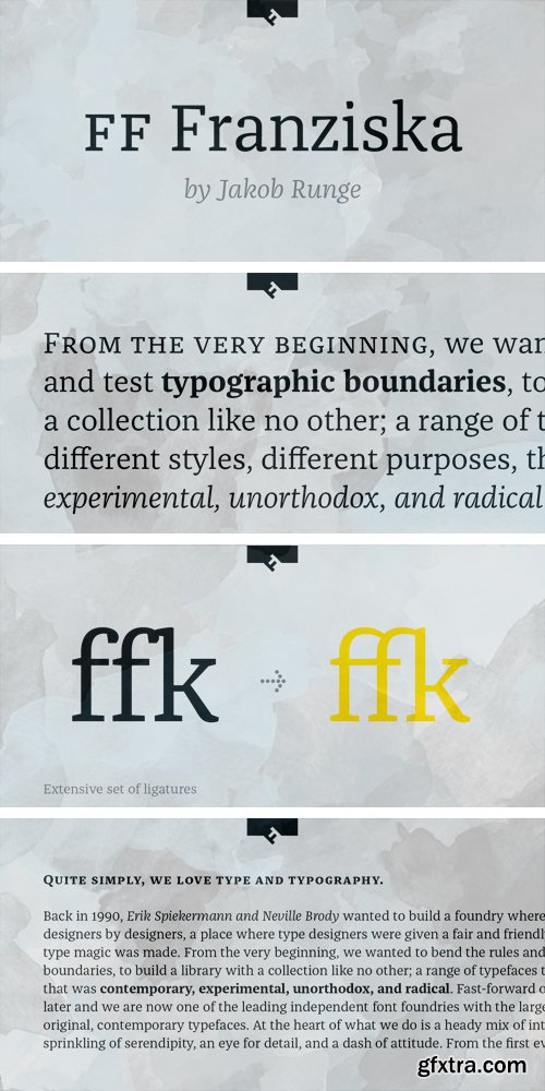 FF Franziska Font Family