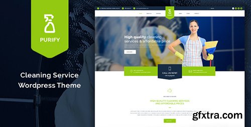 ThemeForest - Purify v1.11 - Cleaning Service WordPress Theme - 10981419